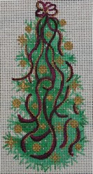 WS340V Ribbon Tree  18 Mesh 6 x 3  WINNETKA STITCHERY DESIGNS