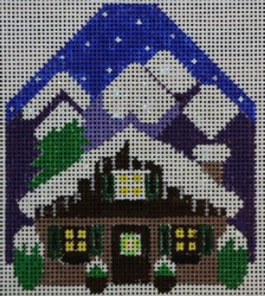 WS406J	Chalet	 3 x 3.75  18  Mesh WINNETKA STITCHERY DESIGNS