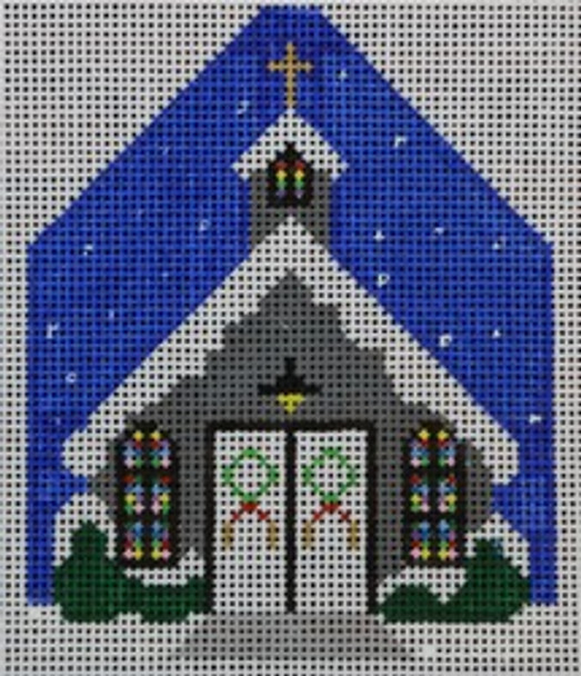 WS406B	Church   3 x 3.75  18  Mesh WINNETKA STITCHERY DESIGNS