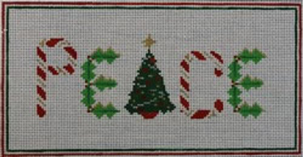 WS606 Peace 5.5 x 10.75 13 Mesh WINNETKA STITCHERY DESIGNS