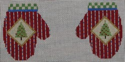 WS787B	Tree Mittens 6.5 x 10	18 Mesh WINNETKA STITCHERY DESIGNS