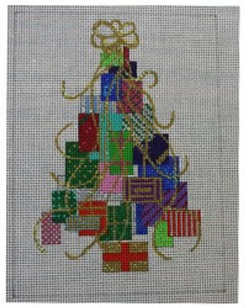 WS877E	Package Tree 6 x 4.5 18 Mesh WINNETKA STITCHERY DESIGNS