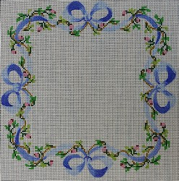 WS794	Blue Ribbon Floral Sampler 13 x 13	 13 Mesh WINNETKA STITCHERY DESIGNS