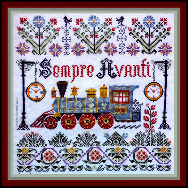 Sempre Avanti Always Forward Tempting Tangles