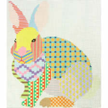 336-13 Patchwork Bunny  13 Mesh Pajamas and Chocolate