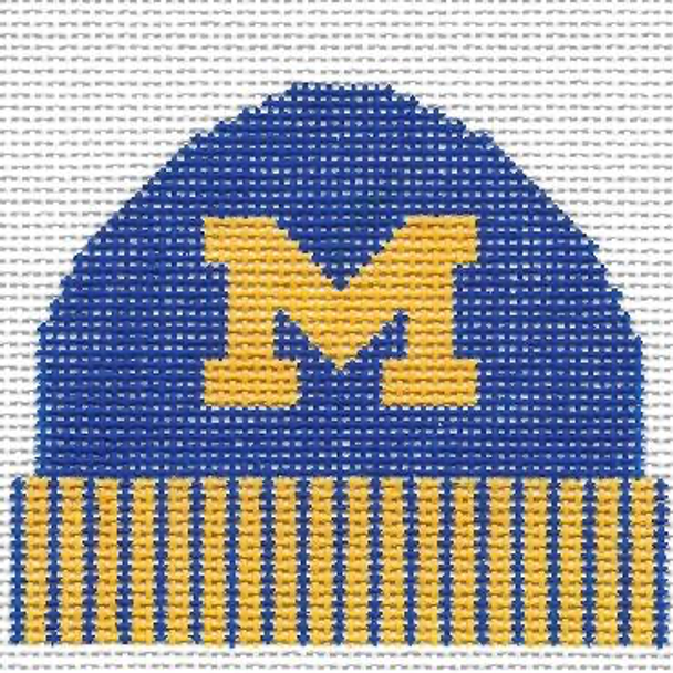 Univ. of Michigan H388 3.5 x 4 13 Mesh Doolittle Stitchery