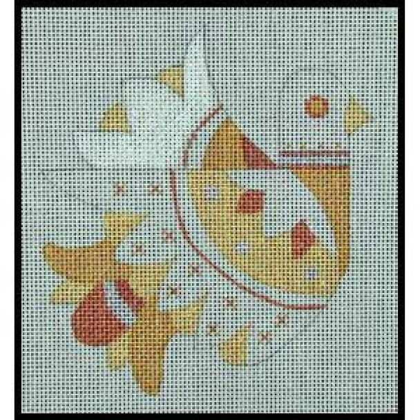 CD857*	Metallic Bird Right	5"	18 Mesh With Stitch Guide DESIGNS BY CAROL DUPREE Quail Run Designs