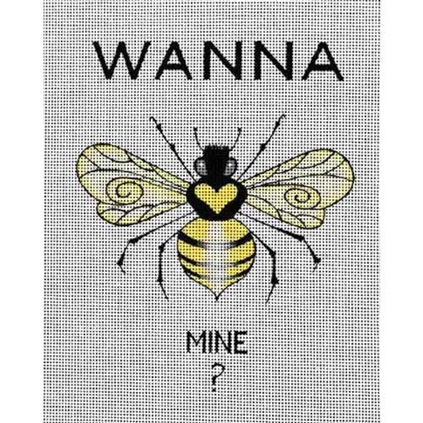 ZE747 Wanna Bee Mine? 11.5″ x 12.2 5″ 18 Mesh  Zecca