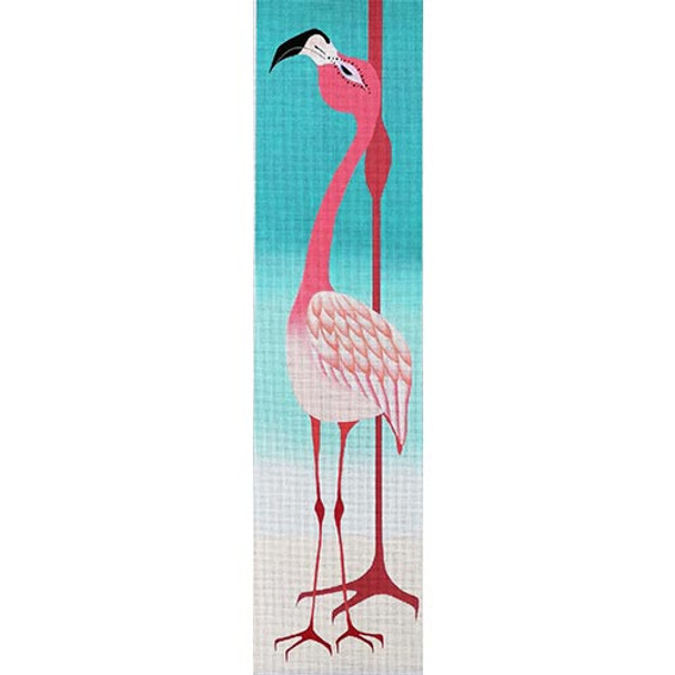 ZE765 Mother and Child Flamingoes 6 ” x  24″ 18 Mesh  Zecca