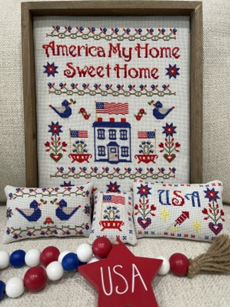 America My Home Sweet Home 144W x 190H by Anabella's 22-187 YT WAB107