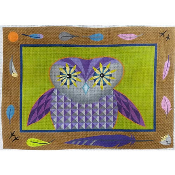 ZE546 Baby Picture Owl 12" x 9" 13 Mesh Zecca