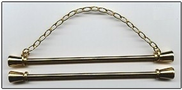 39750 Bellpull Permin Brass; Satin Finish 50cm (20") 