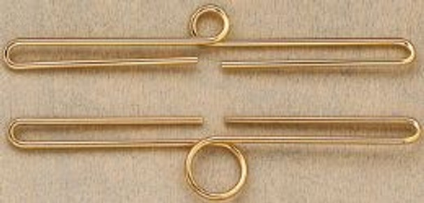 3498 Bellpull Mini-Oslo Permin Brass; Polished Finish 8cm (3-1/8") 