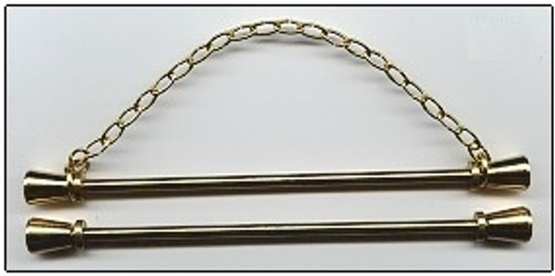 39732 Bellpull Permin Brass; Satin Finish; 32cm (12-5/8") 