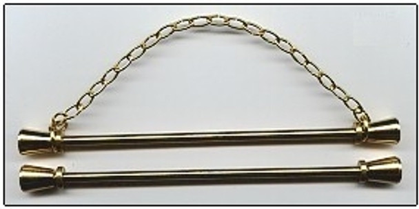 39728 Bellpull Permin Brass; Satin Finish 28cm (11") 