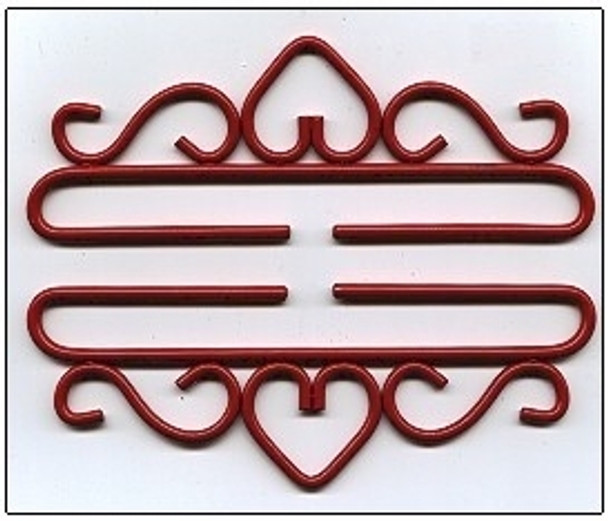 83216 Bellpull Wrought Iron Red Finish 16cm (6-1/4") 