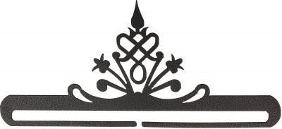 AM23257 Bellpull Ackfeld Manufacturing Victorian Split Btm - Charcoal Metal; Powder Coated Silver Vein 8" 