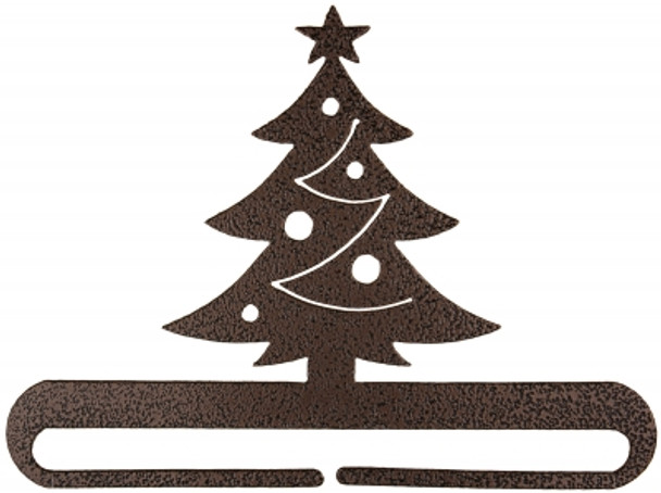 AM26684 Bellpull Ackfeld Manufacturing Christmas Tree Split Btm Metal; Powder Coated Copper Vein  12"