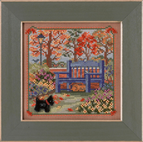 MH142223 Mill Hill Buttons and Bead Kit Autumn Bench- Country Lane (2022)