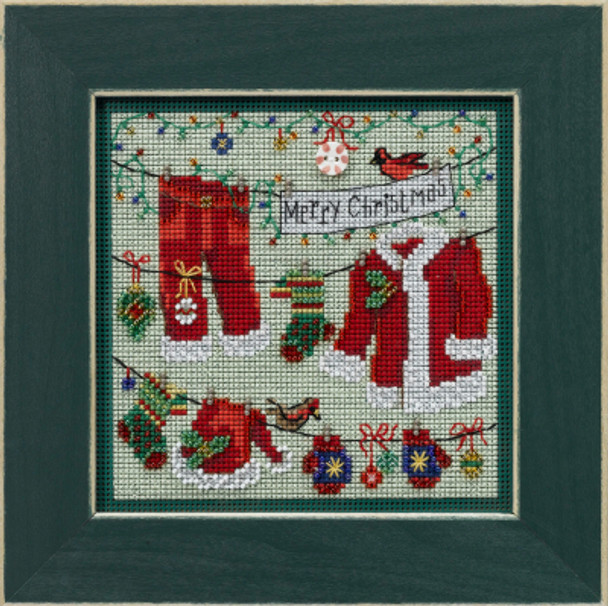 MH142232 Mill Hill Buttons and Bead Kit Santa's Clothesline (2022) 