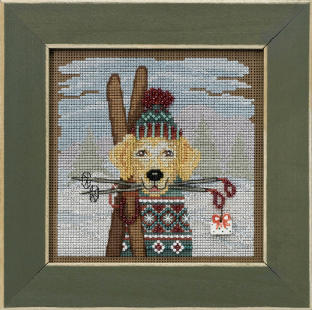 MH142234 Mill Hill Buttons and Bead Kit Ski Dog (2022)