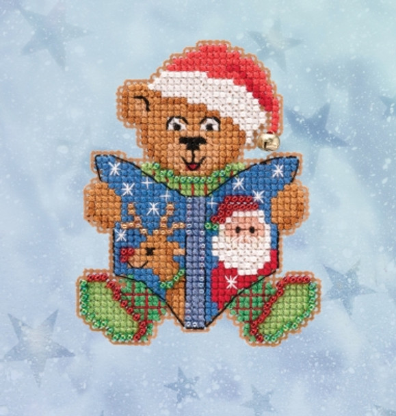 MH182036 Mill Hill Seasonal Ornament Winter Teddy's Tale (2020)