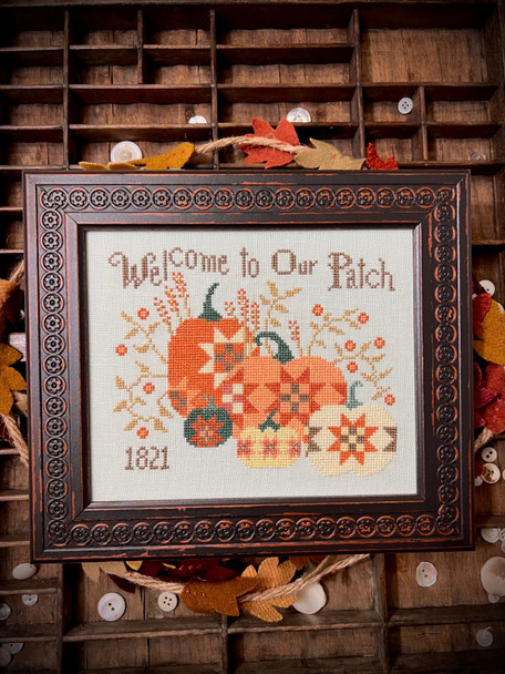 Welcome To Our Patch 107W x 84H Annie Beez Folk Art YT