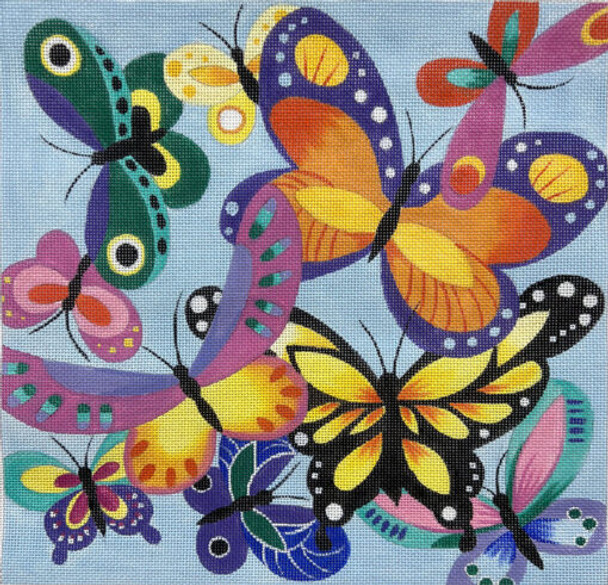 4293 BUTTERFLIES 13 Mesh Alice Peterson Designs