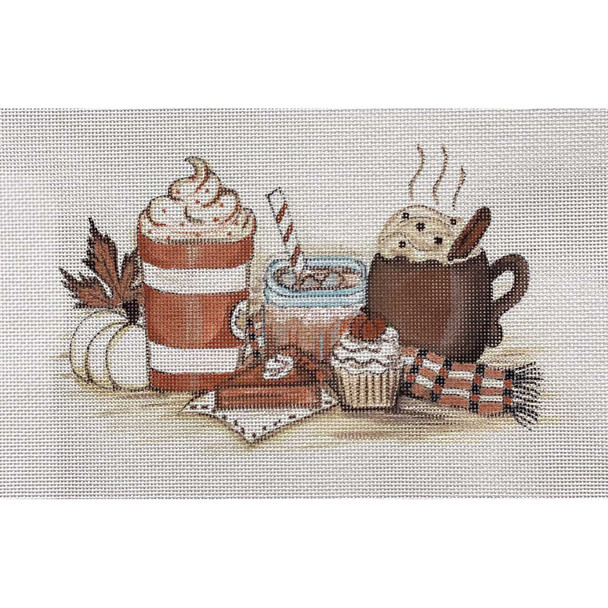 4353 FALL HOT CIDER BAR 11 x 11 13 Mesh Alice Peterson!