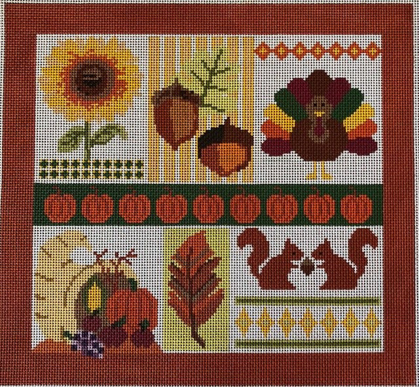ASIT242 Thanksgiving  12X11 13 Mesh A Stitch In Time