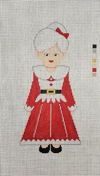 ASIT603 Mrs Claus 5 X 11  13 Mesh A Stitch In Time