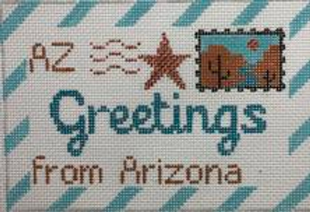 RD 360 Arizona Mini Letter 18 Mesh Rachel Donley Needlepoint Designs