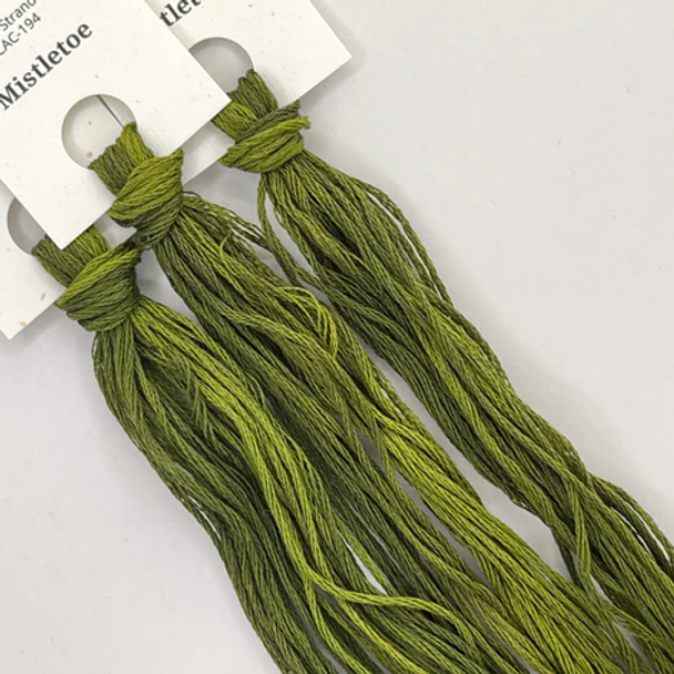 Hand Dyed Thread - Mistletoe Colour and Cotton