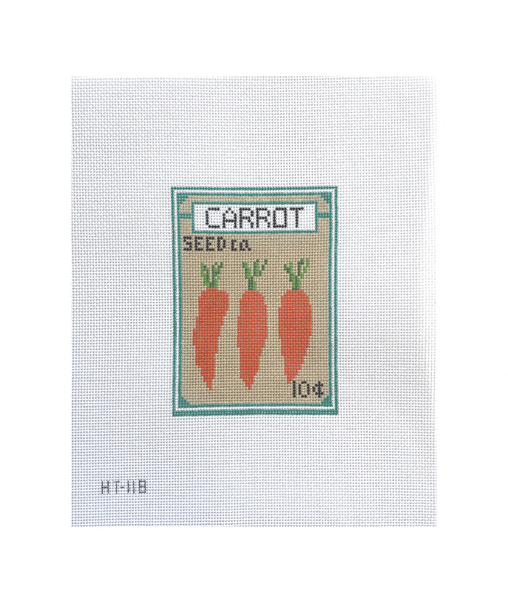 Hello Tess Designs HT118 Carrot Seeds 3.25” W x 4.5” H 18 Mesh