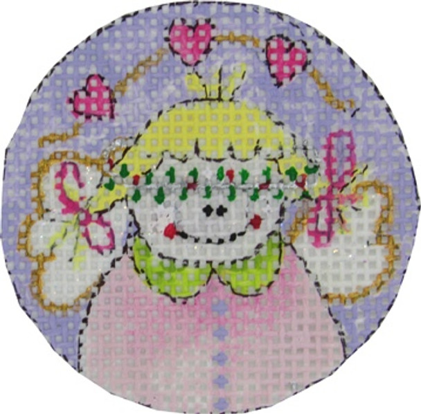 N-231/3 ANGEL ROUND, PINK 2.5 DIA. 13 Mesh Renaissance Designs