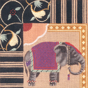 4732 Leigh Designs Mogul Pleasures 6" x 6" 18 Mesh Elephant Walk Coaster