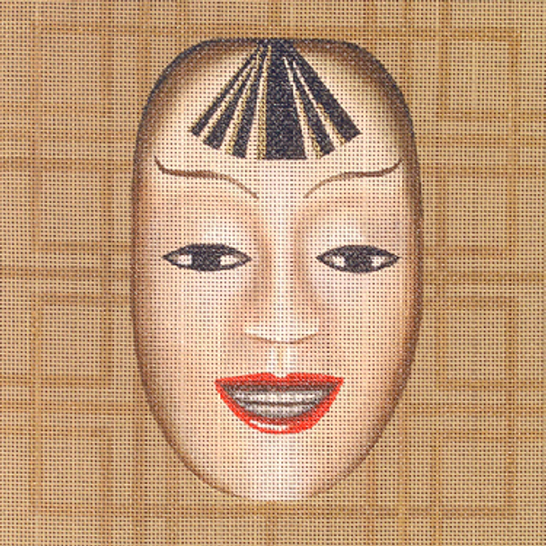 4672 Kasshiki 10" x 10" 18 Mesh Japanese Drama Mask Leigh Designs