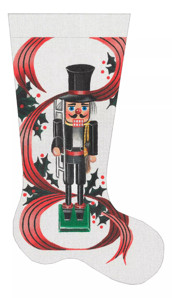 8416 Leigh Designs 13 Count 16 x 20 Chimney Sweep Nutcracker Stocking