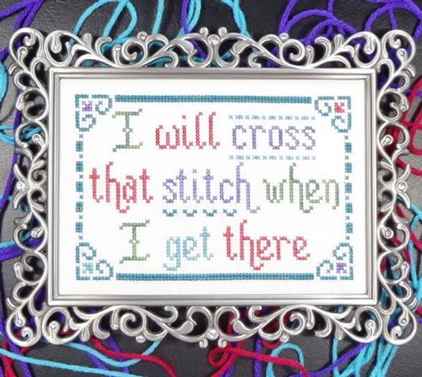 MBT161 Cross That Stitch My Big Toe Designs