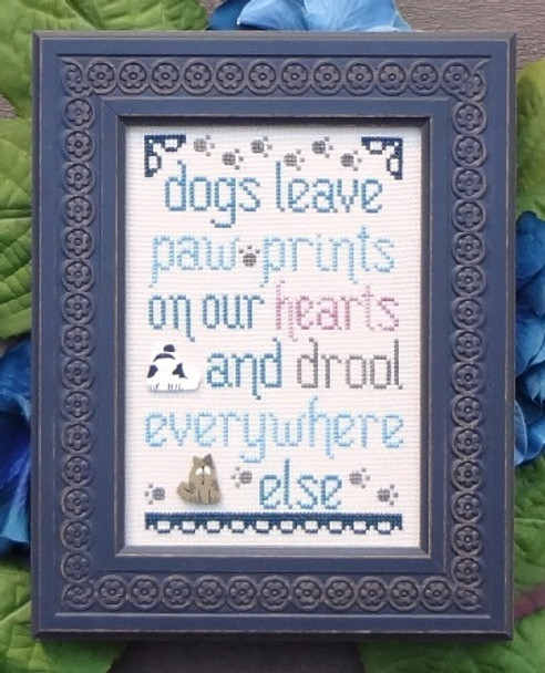 MBT172 Dogs Leave Paw Prints My Big Toe Designs