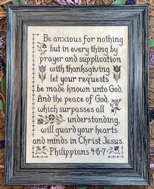 MBT287 Be Anxious for Nothing ~Philippians 4:6-7 My Big Toe Designs