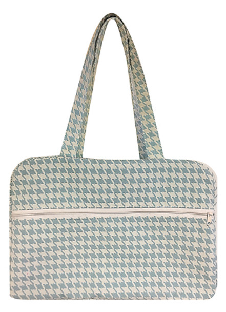 #90 601L Large Carry All In Impressions(Swatch) shown in #80 Spa Houndstooth Hug Me Bag