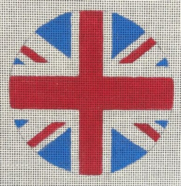 HO2193 UNION JACK 4" ROUND 13 Mesh Raymond Crawford Designs