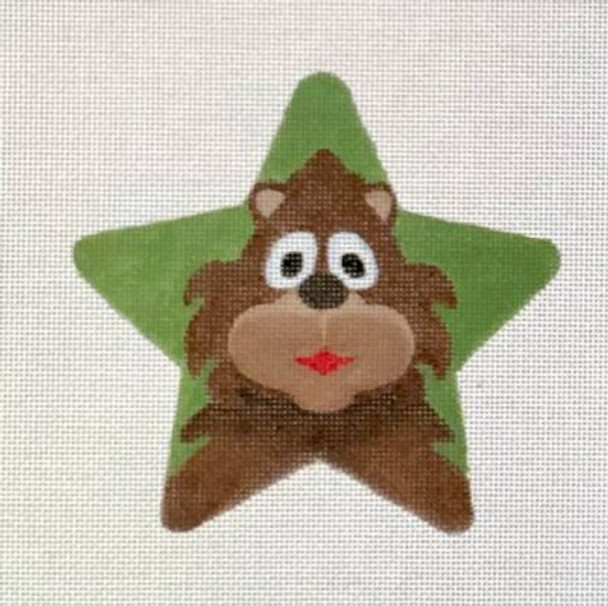 HO1377 BEAR STAR 5inch, 5inch 13 Mesh  Raymond Crawford Designs 