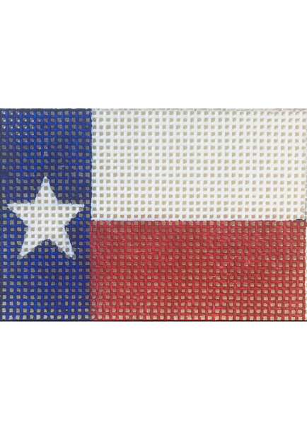 Cases and Inserts IN5 Texas Pride Planet Earth Insert 3.5x2.5" 13 Mesh Oasis Needlepoint