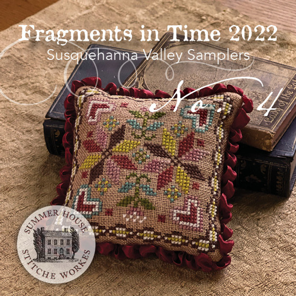 Fragments In Time 2022 - 4  51x 51  by Summer House Stitche Workes YT