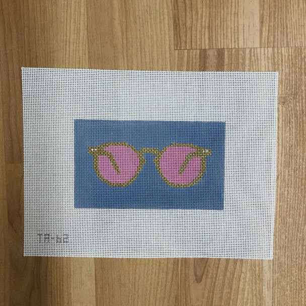 Rose Colored Glasses 6 1/2" X 4"  13 Mesh Thorn Alexander (KCN) TA62