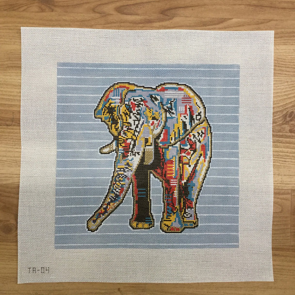 Edgar the Elephant 12" square   13 Mesh Thorn Alexander (KCN) TA04