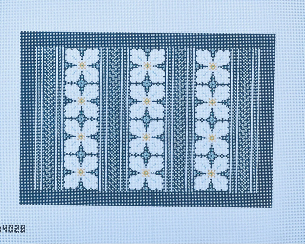 Navy Fair Isle Primrose 13 1/4" X 9" 13 Mesh Thorn Alexander (KCN) TA4028