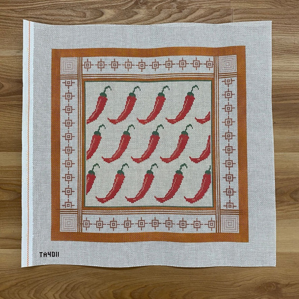 Red Chili Pepper 15" square 13 Mesh Thorn Alexander (KCN) TA4011